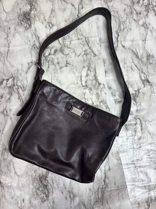 Lauren Ralph Lauren Handbags - Lauren Ralph Lauren Dark Brown Leather Bag purse